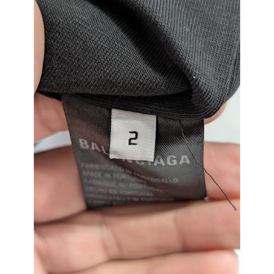 Balenciaga o1rshd1 Inside Out T-Shirt in Faded Black/White Size US M / EU 48-50 / 2 - 15 Thumbnail