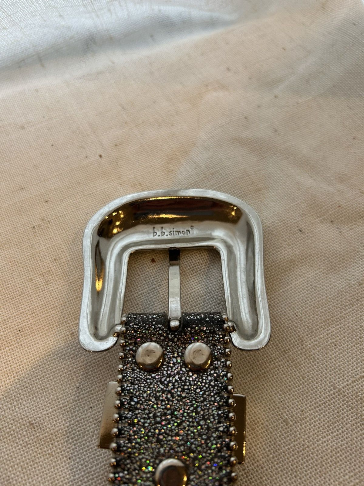 B.B. Simon B.B Simons belt Size 34 - 5 Thumbnail