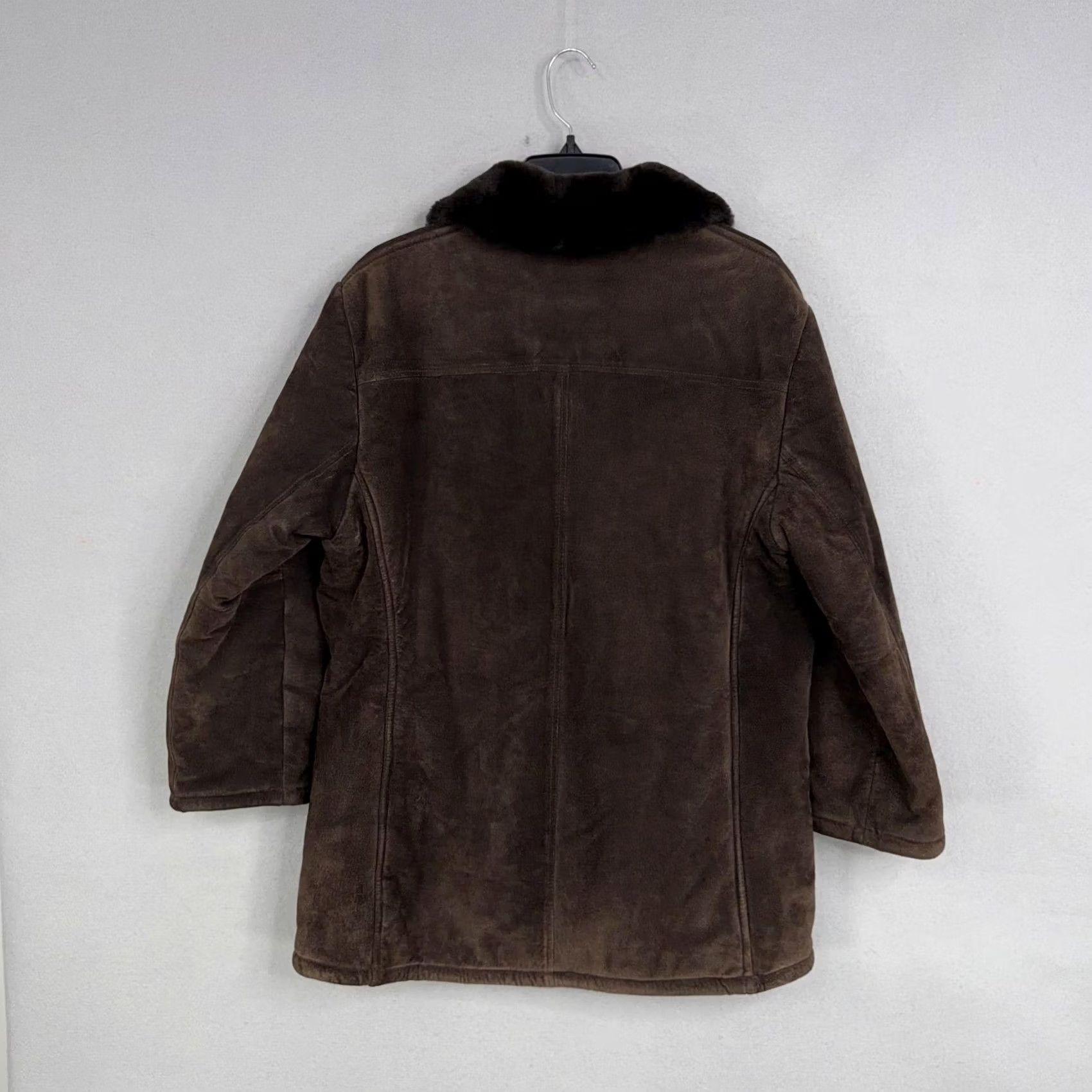Jones New York Jones New York Sport Coat Womens Medium Brown Suede Faux Fur Lined Pockets Jacket Size M / US 6-8 / IT 42-44 - 6 Thumbnail
