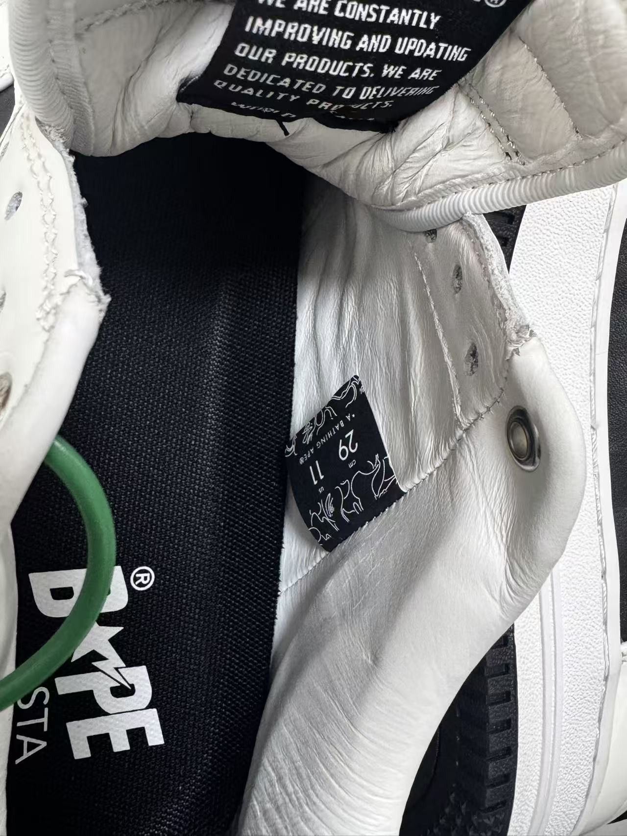Bape Bape Low-Top Sneakers Size US 12 / EU 45 - 5 Thumbnail