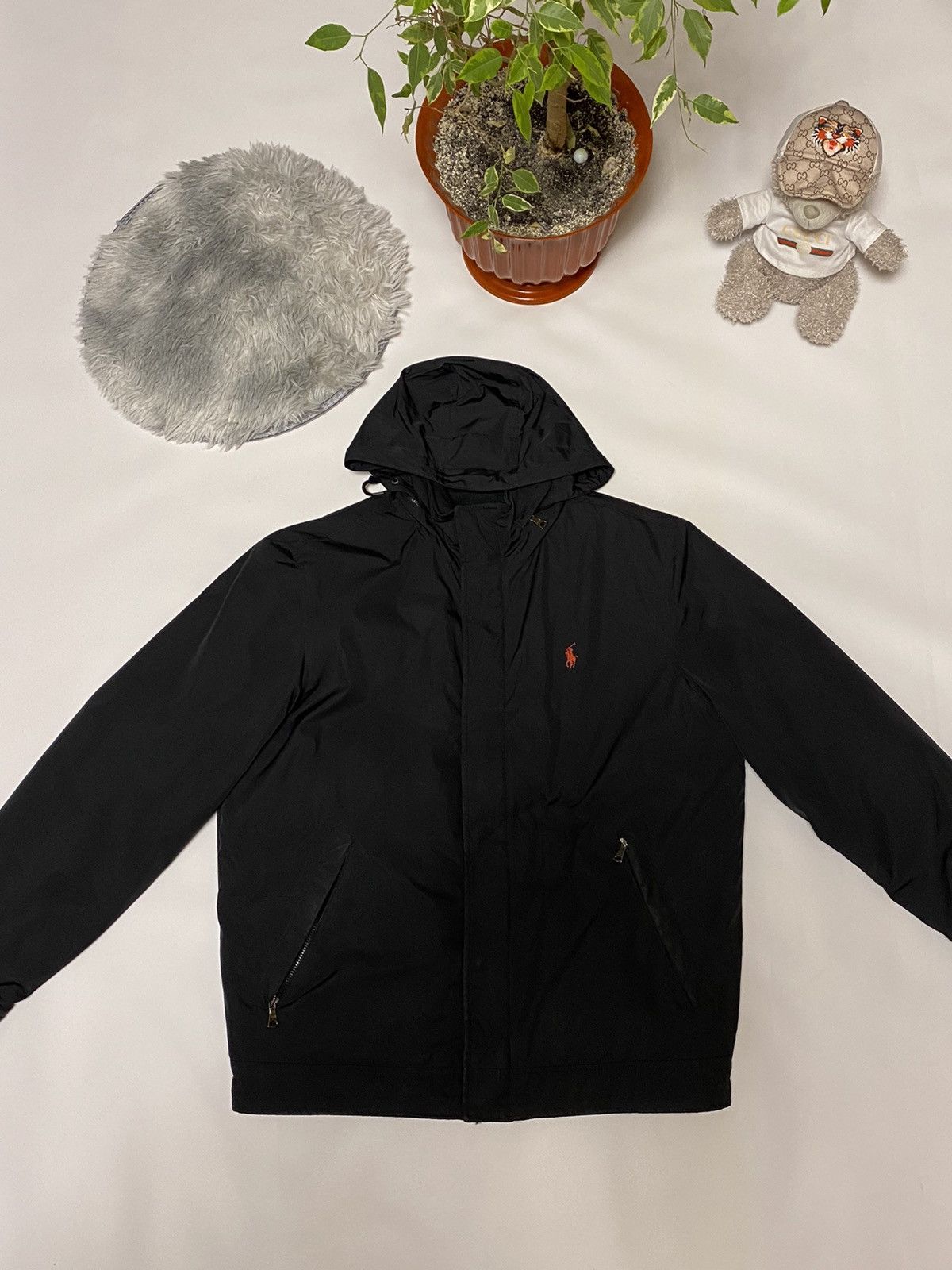 image of Jacket Polo Ralph Laurent in Black, Men's (Size Large)