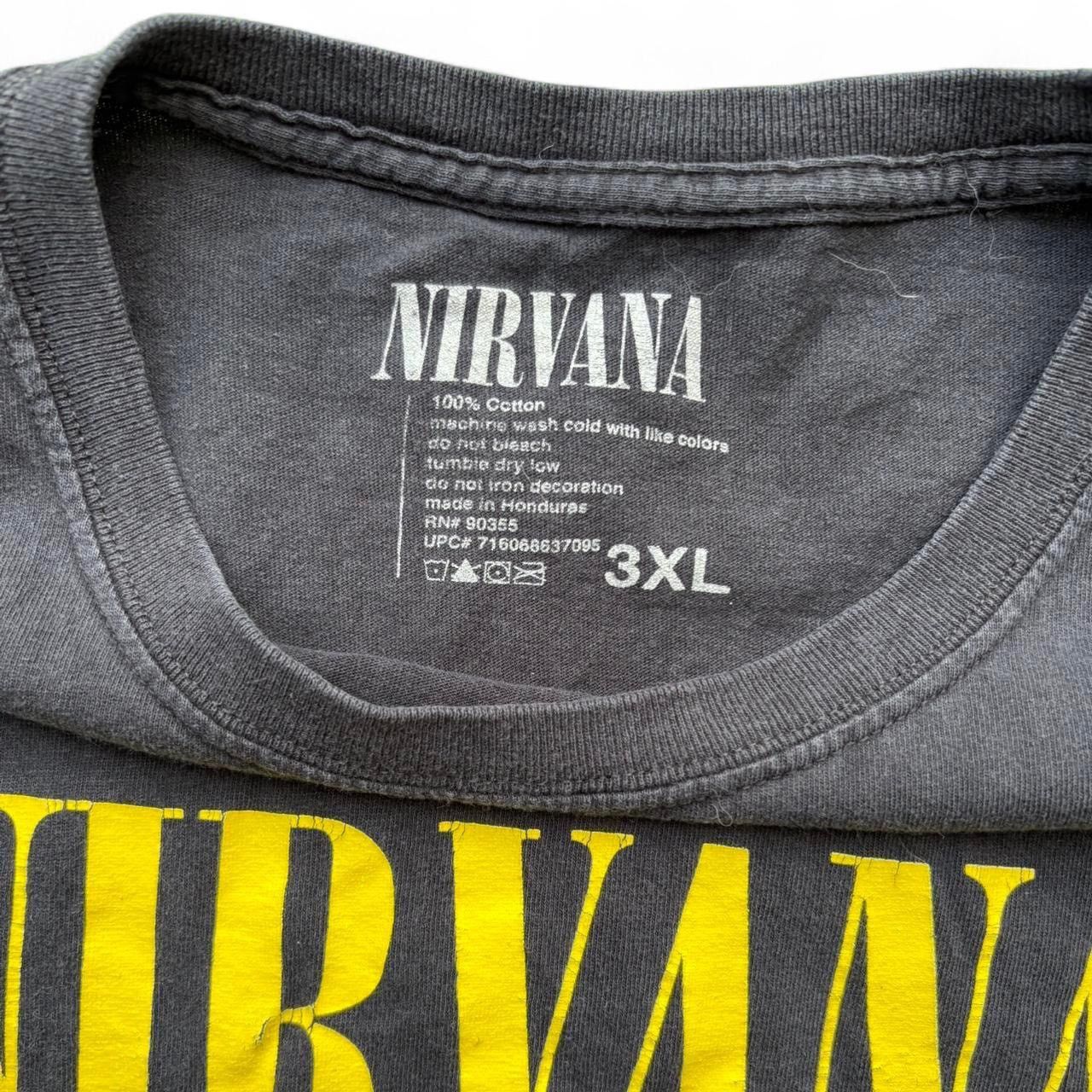 Nirvana Nirvana Band Tee Vintage Vibe Size US XXL / EU 58 / 5 - 3 Thumbnail