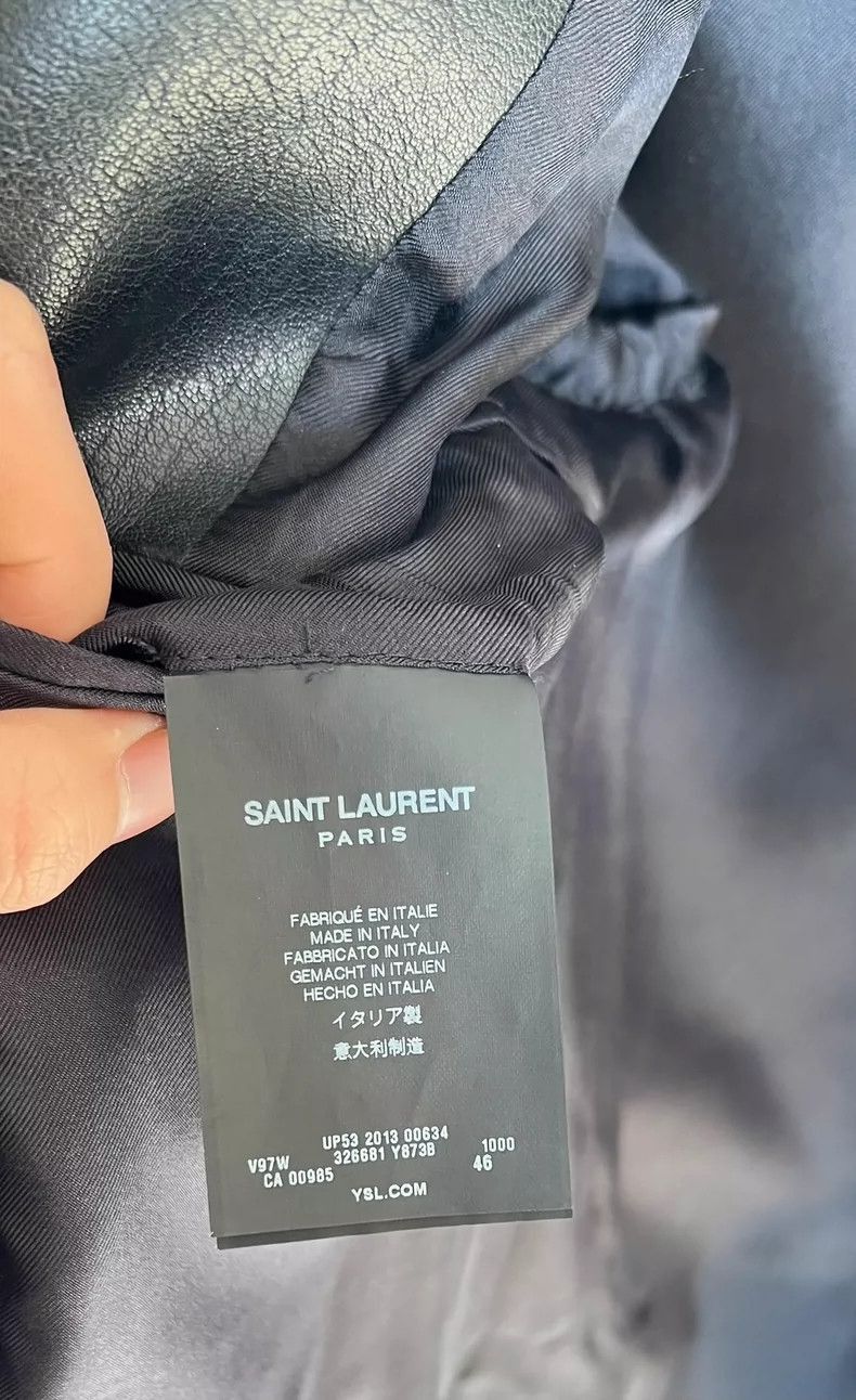 Saint Laurent Paris Saint Laurent Studded Lapel Blazer Jacket-2507 Size US S / EU 44-46 / 1 - 4 Thumbnail