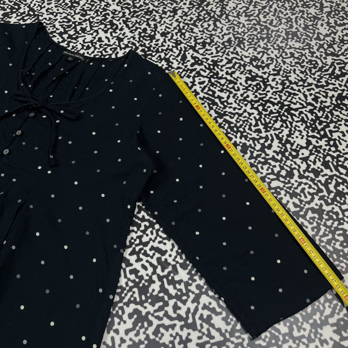 Gudrun Sjoden Vintage Y2K Gundrun Sjoden Polka Dot Retro Flared Mini Dress Size S / US 4 / IT 40 - 21 Thumbnail
