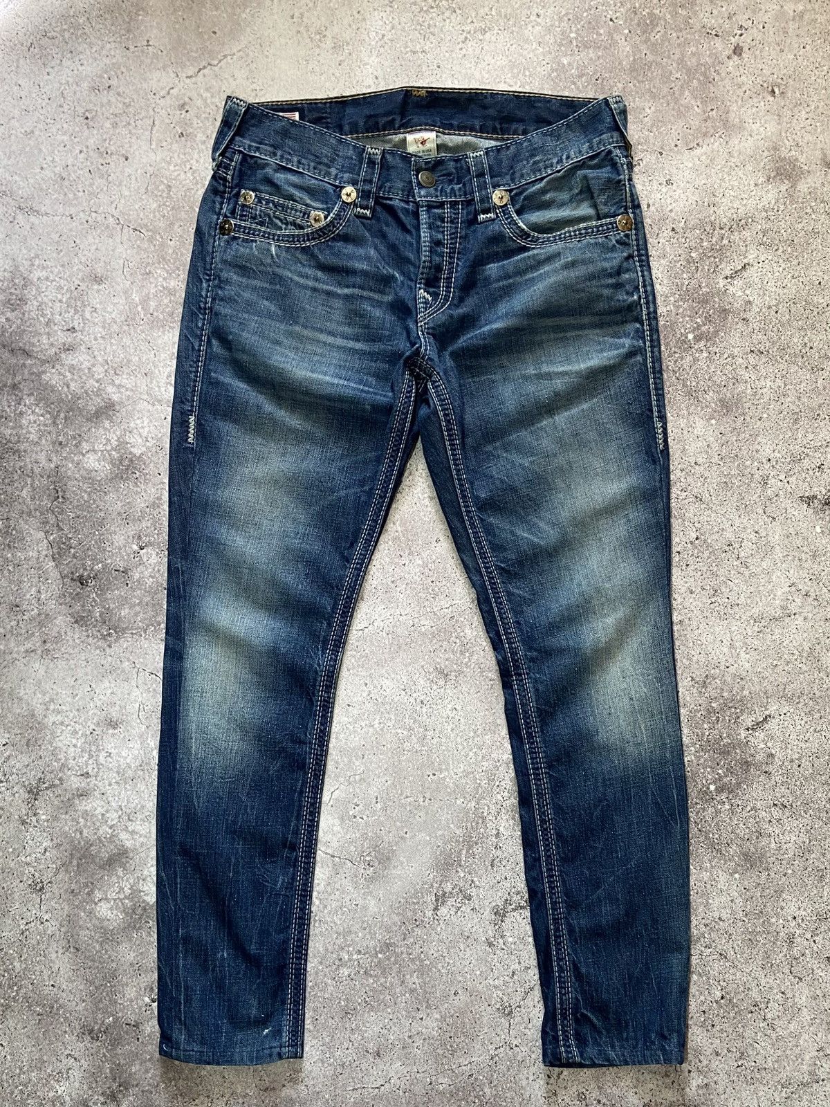True Religion × Vintage True Religion Vintage streetwear denim Jeans Size US 32 / EU 48 - 6 Thumbnail