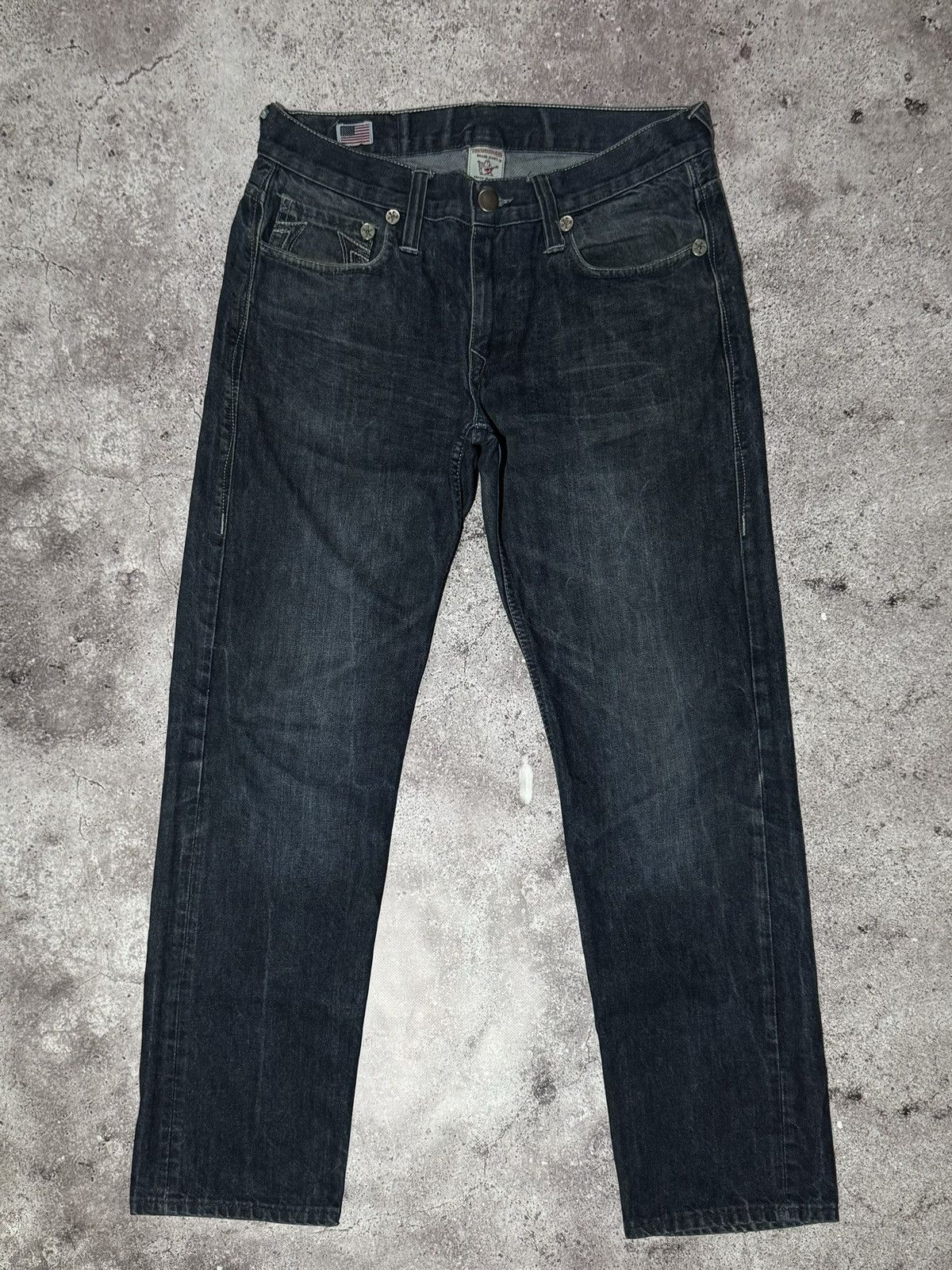 True Religion × Vintage True Religion Vintage Streetwear y2k Denim rap Jeans Size US 34 / EU 50 - 7 Thumbnail