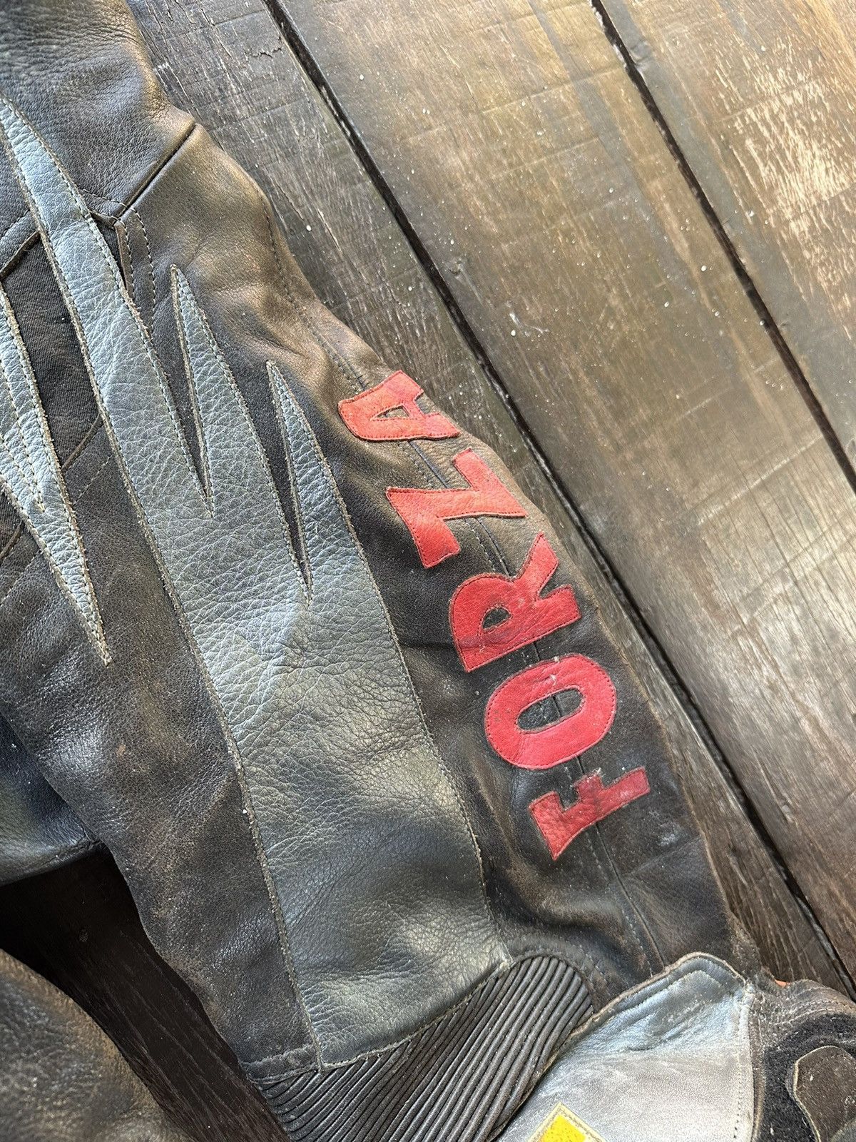 Japanese Brand Forza leather racing jacket Size US XS / EU 42 / 0 - 8 Thumbnail