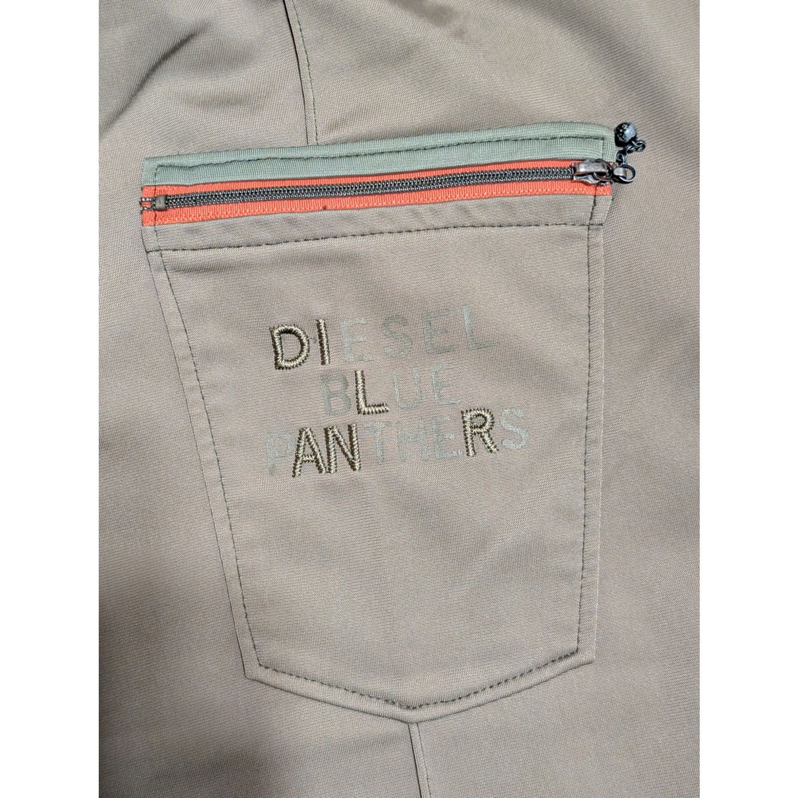 Diesel Vintage Diesel Blue Panthers Brown Stripe Pants Men’s Size L Size US 33 - 4 Thumbnail