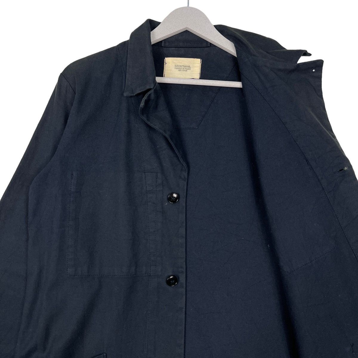 CABANE de ZUCCa × Issey Miyake × Zucca 🔥 ZUCCA TRAVAIL ISSEY MIYAKE INDIGO CHORE JACKET Size US S / EU 44-46 / 1 - 10 Thumbnail