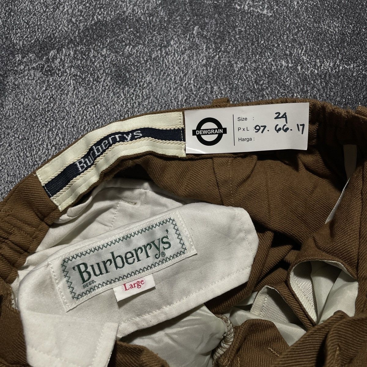 Burberry Burberry Casual Pants Vintage Size 24" / US 00 / IT 34 - 4 Thumbnail