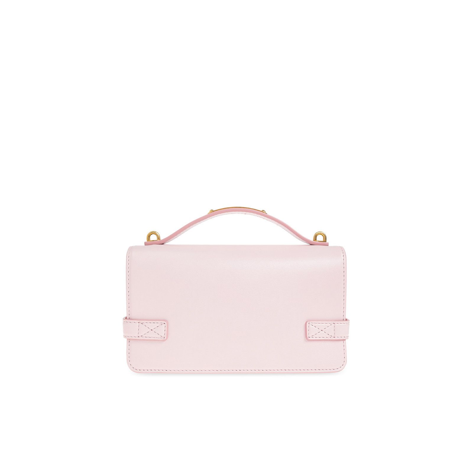Balmain BALMAIN B-Buzz 24 Pink Leather Shoulder Bag New Size ONE SIZE - 2 Thumbnail