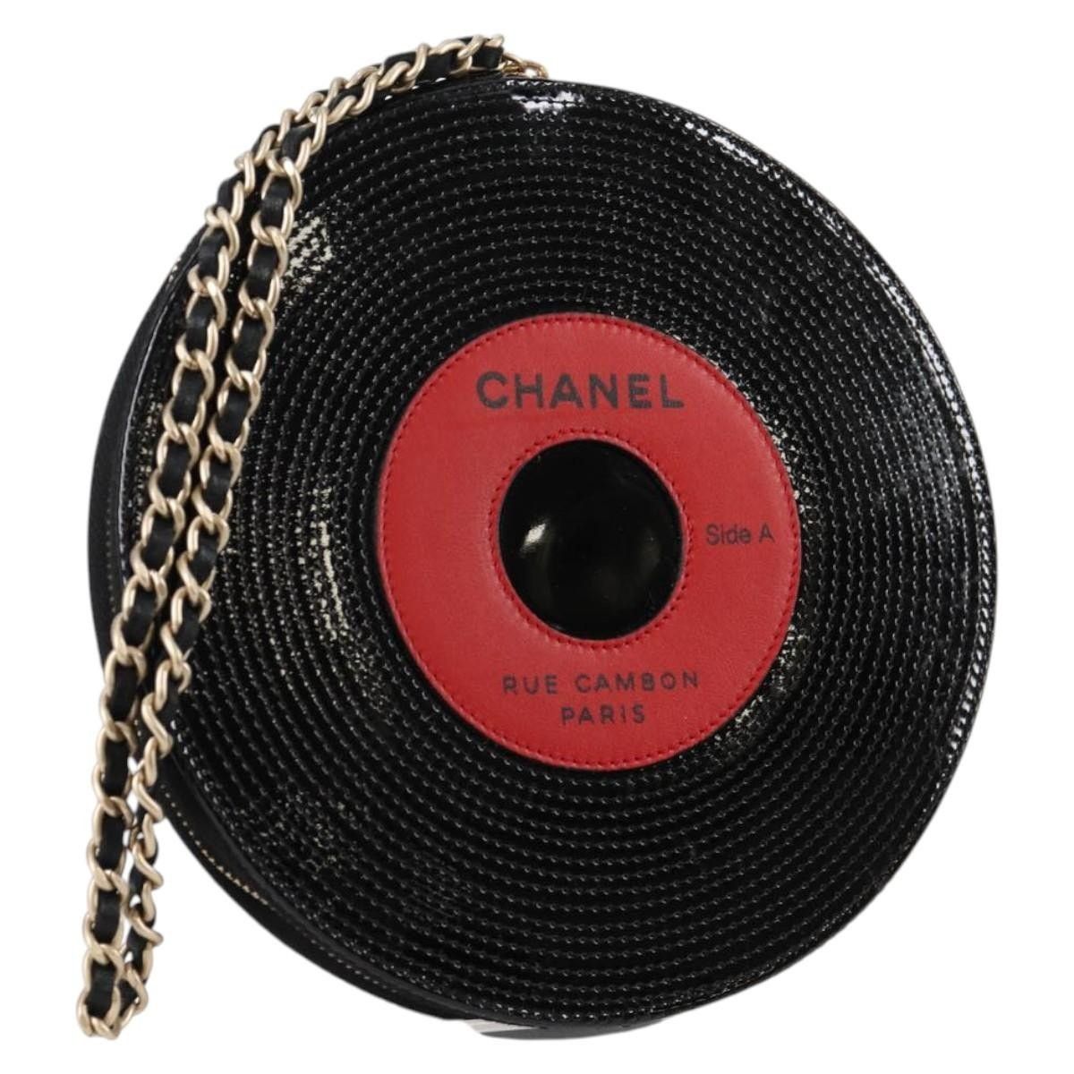 Chanel Chanel Pouch Patent Leather Black CC Size ONE SIZE - 1 Thumbnail