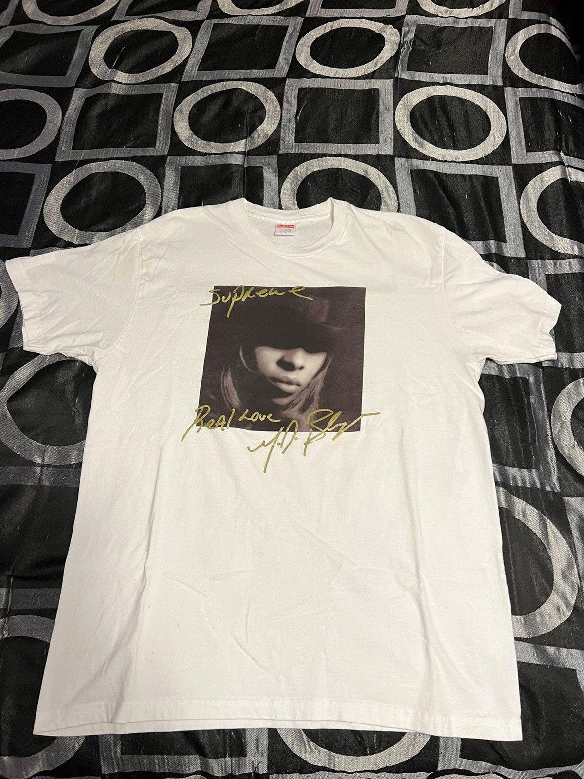Supreme SUPREME Mary J Blige White T Shirt Grailed