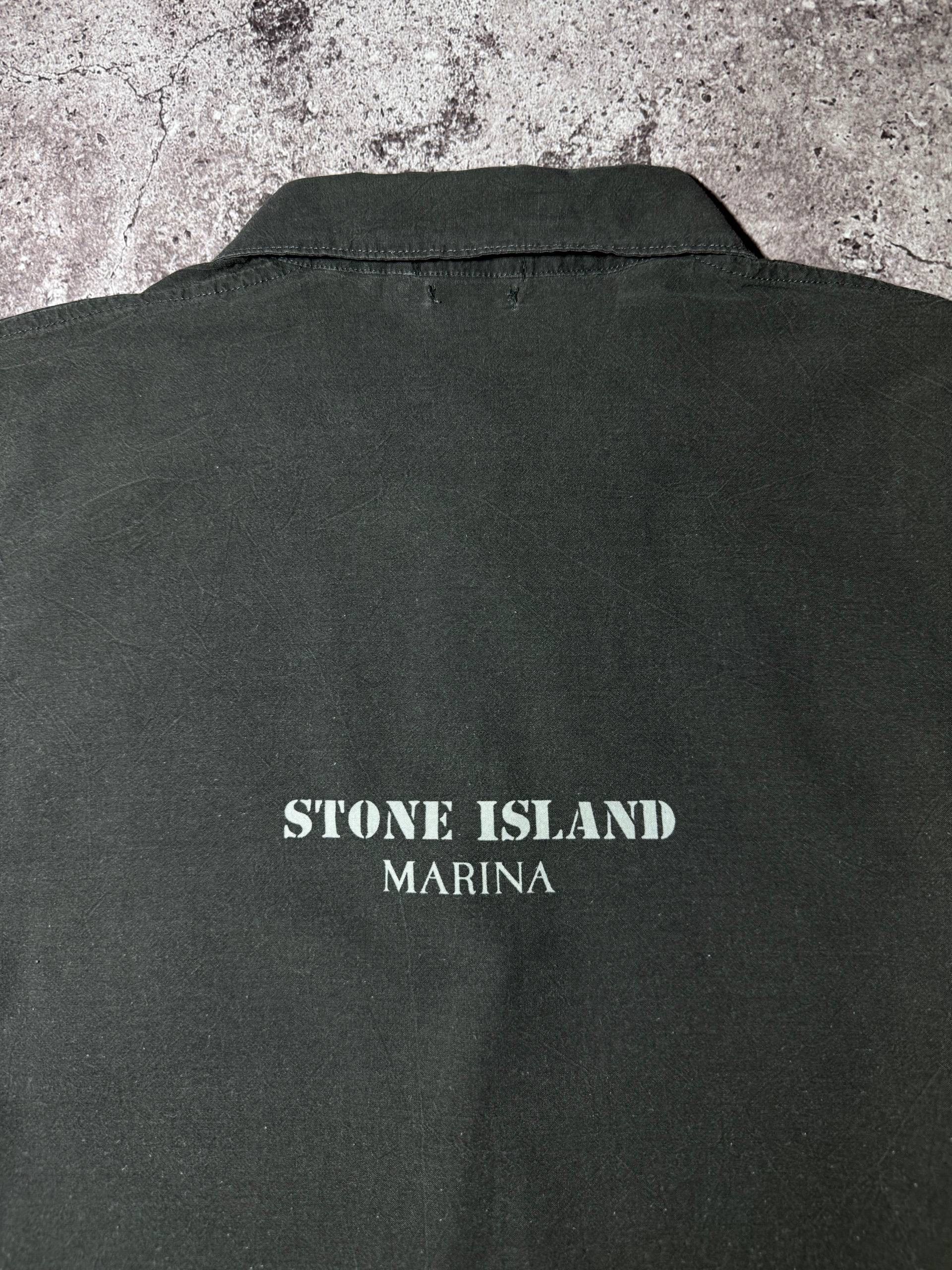 Stone Island Stone Island Marina Vintage Button Down Short Sleeve Shirt Size US M / EU 48-50 / 2 - 5 Thumbnail