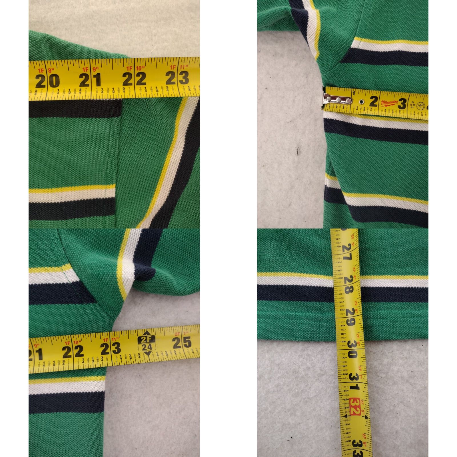 Tommy Hilfiger Tommy Hilfiger shirt Polo Mens Medium Masters Golf Striped Green 90s Tommy Jeans Size US M / EU 48-50 / 2 - 8 Thumbnail