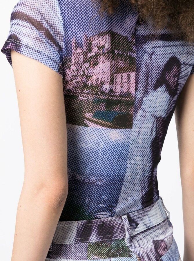Miaou o1mle0425 Memoirs Mini T-Shirt in Multicolor Size XL / US 12-14 / IT 48-50 - 6 Thumbnail