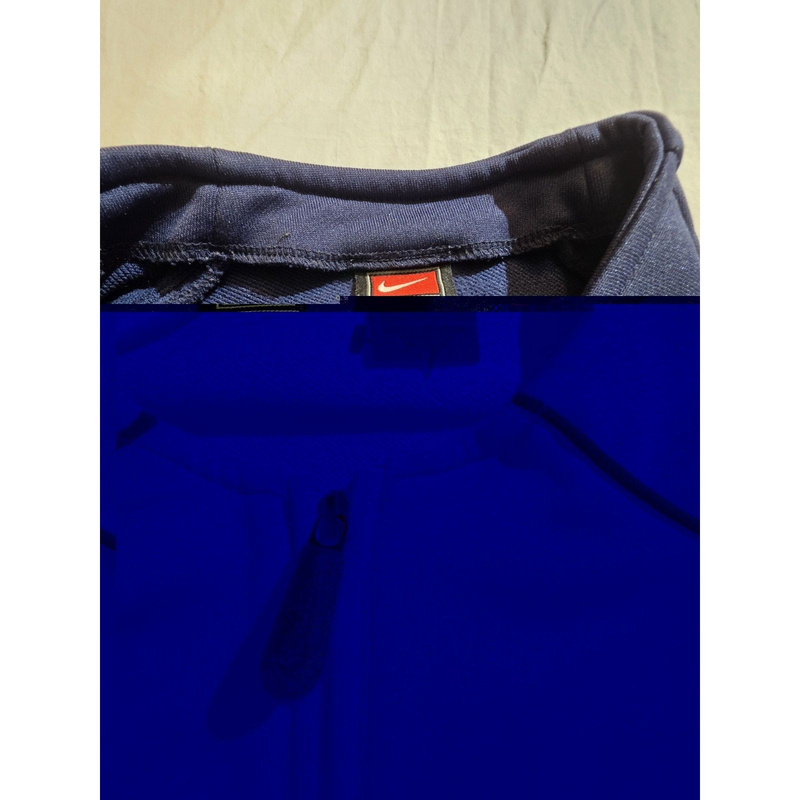 Nike Nike Men's Size Large Full Zip Lightweight Navy Blue Track Size US L / EU 52-54 / 3 - 3 Thumbnail