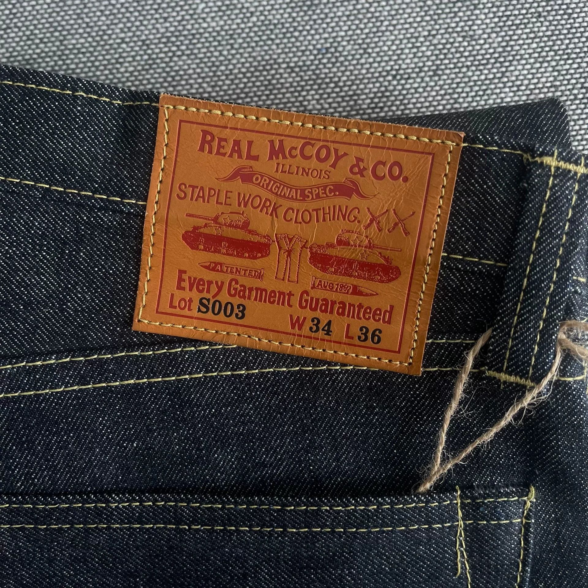 The Real McCoy's The Real McCoy S003 Jeans Size US 34 / EU 50 - 4 Thumbnail