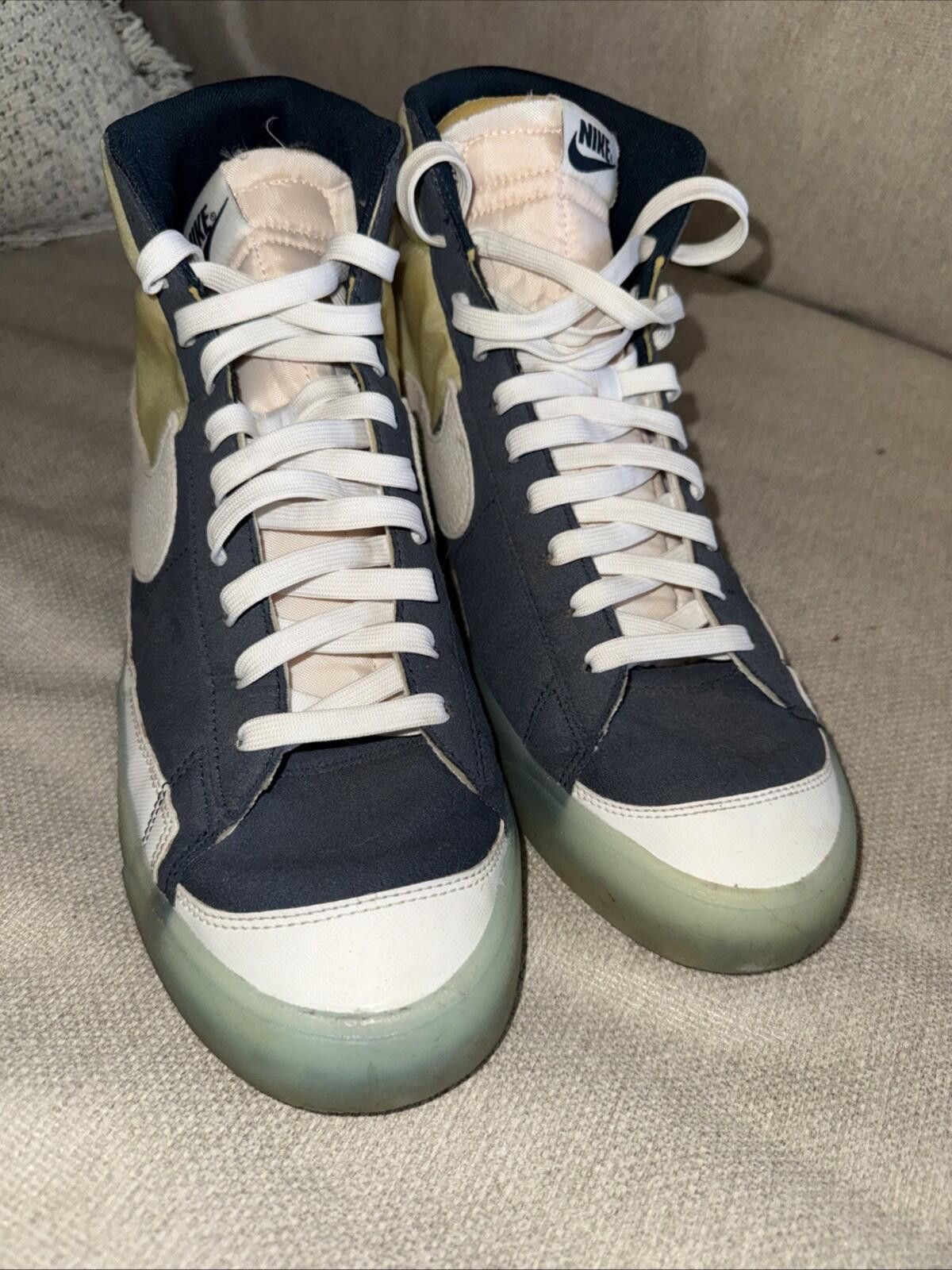 Nike NIKE BLAZER MID '77 ARMORY NAVY SUMMIT WHITE [DH4505-400] Size US 11 / EU 44 - 7 Thumbnail