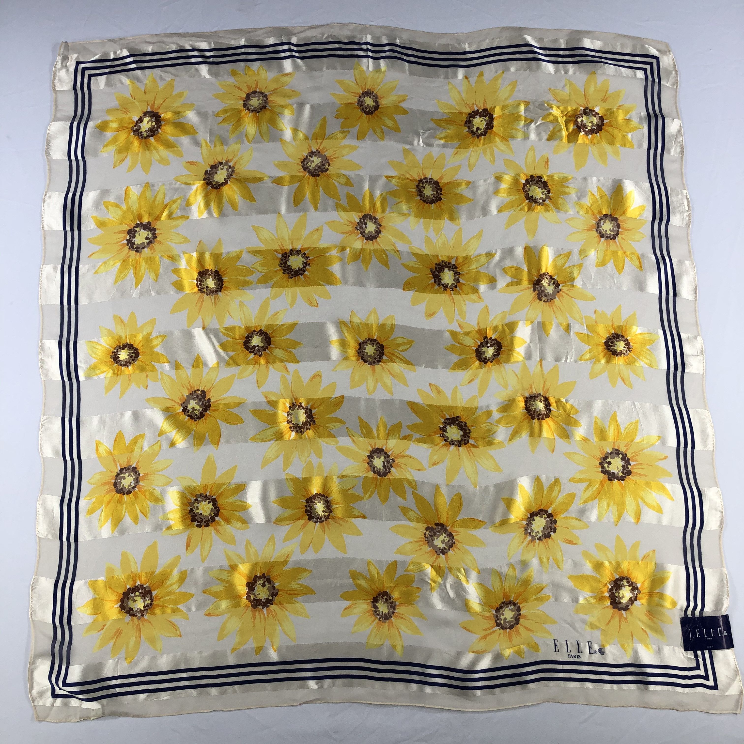 Vintage elle Paris Silk Scarf