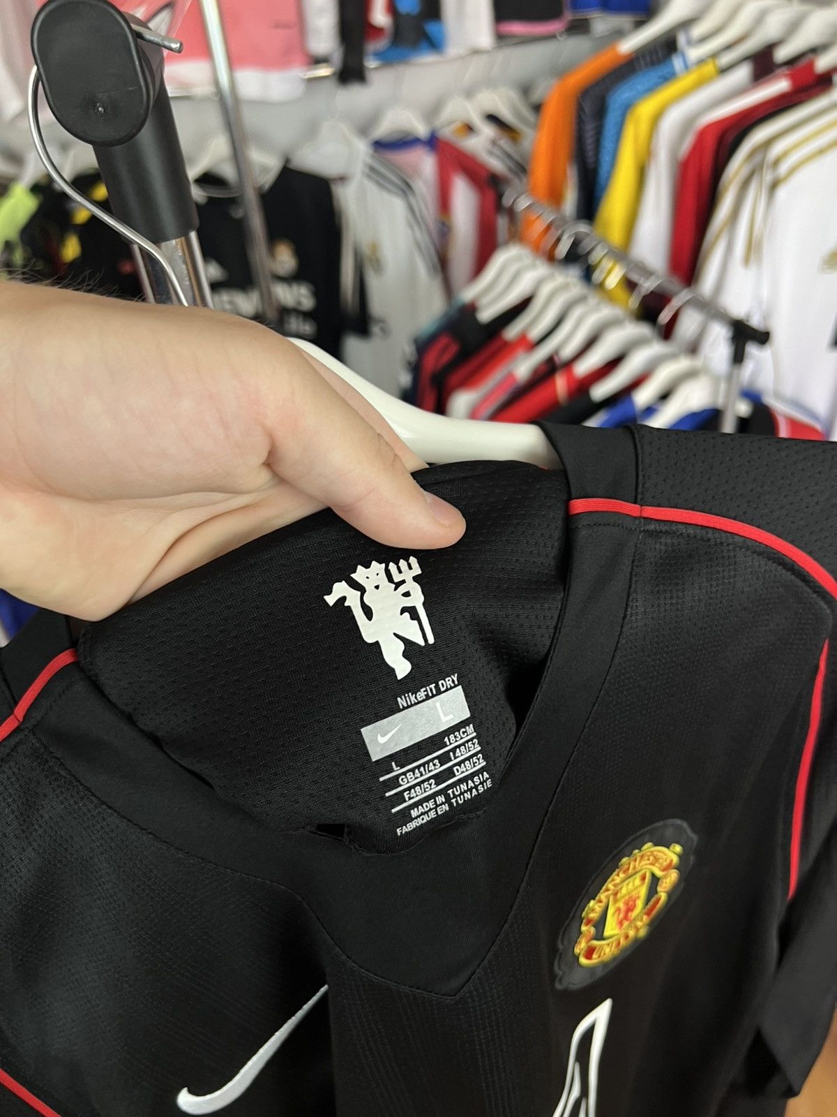 Nike Soccer Jersey Nike Manchester United 2007/08 Giggs #11 Size US L / EU 52-54 / 3 - 13 Thumbnail