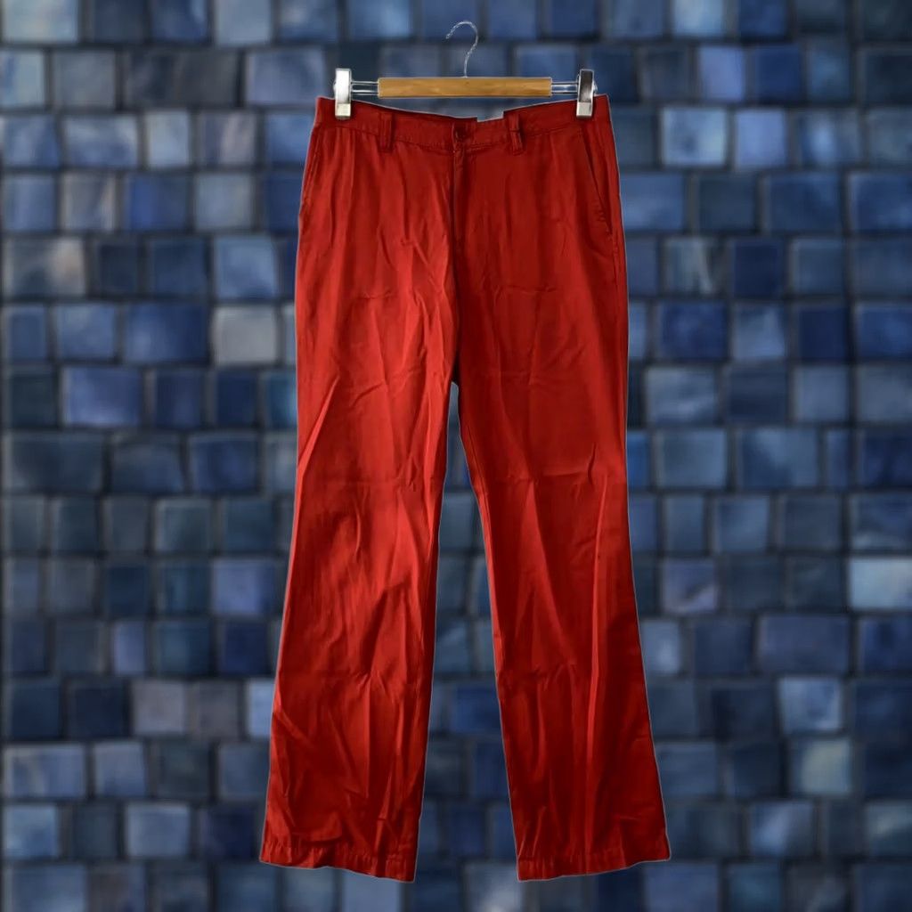 Issey Miyake ISSEY MIYAKE Pants Size 2 Red Cotton Straight Casual Men's good condition Size US 31 - 1 Thumbnail