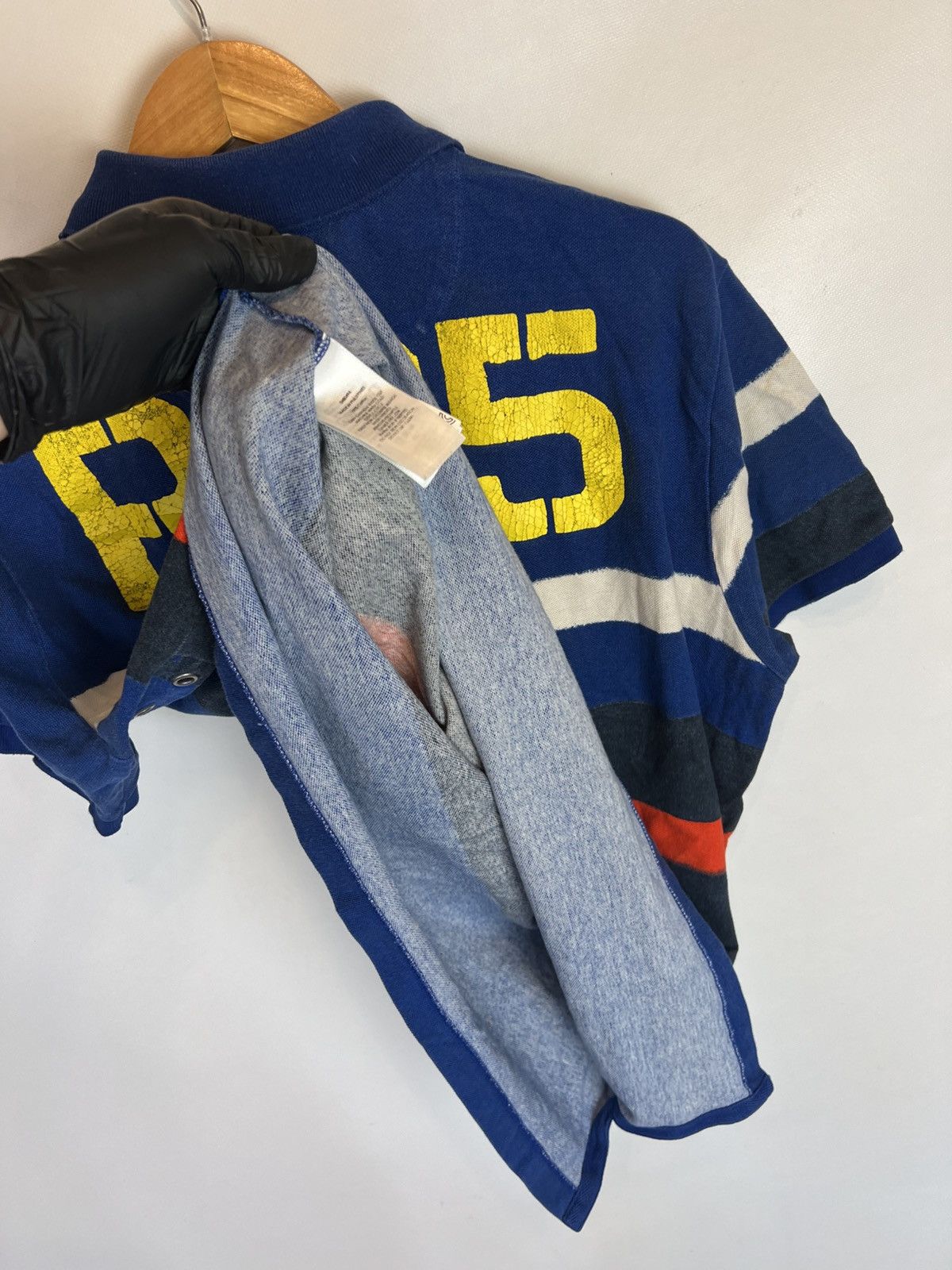 Polo Ralph Lauren Vintage Y2K Polo Ralph Lauren Rugby Shirt Chief Keef R-35 Size US XL / EU 56 / 4 - 4 Thumbnail