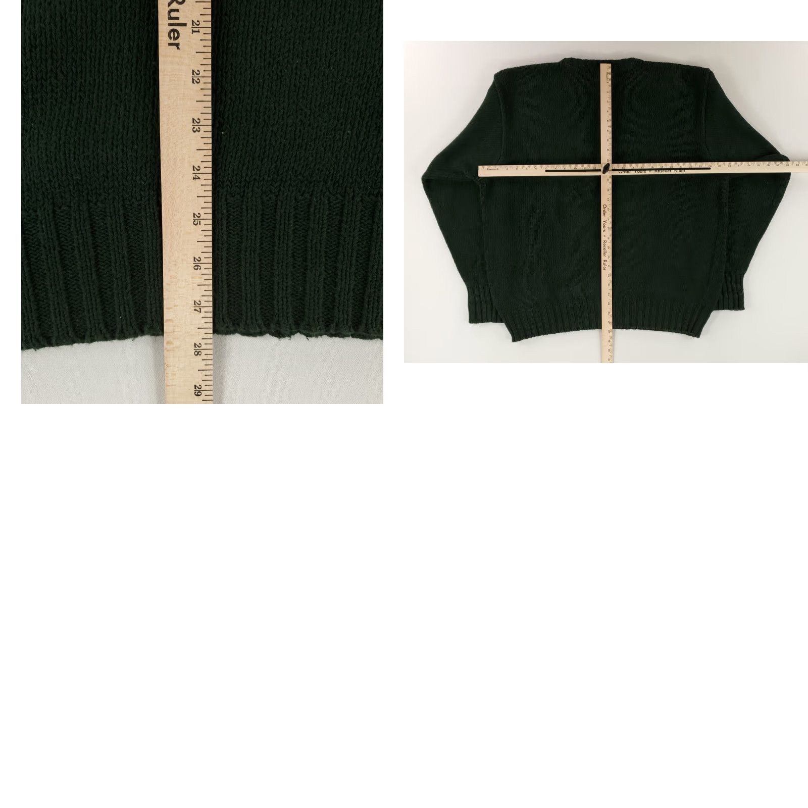Polo Ralph Lauren VINTAGE Polo Ralph Lauren Sweater Fishermans Crew Neck Green Long Sleeve Mens XXL Crew Neck Pullover Men 2XL Size US XXL / EU 58 / 5 - 8 Thumbnail