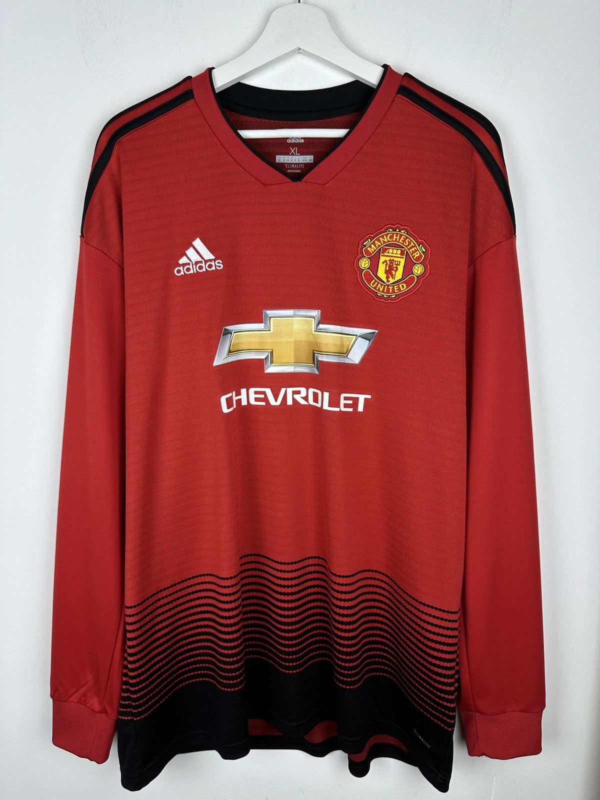 Adidas Manchester United 2018 Home Soccer Jersey Football Shirt Size US XL / EU 56 / 4 - 1 Thumbnail