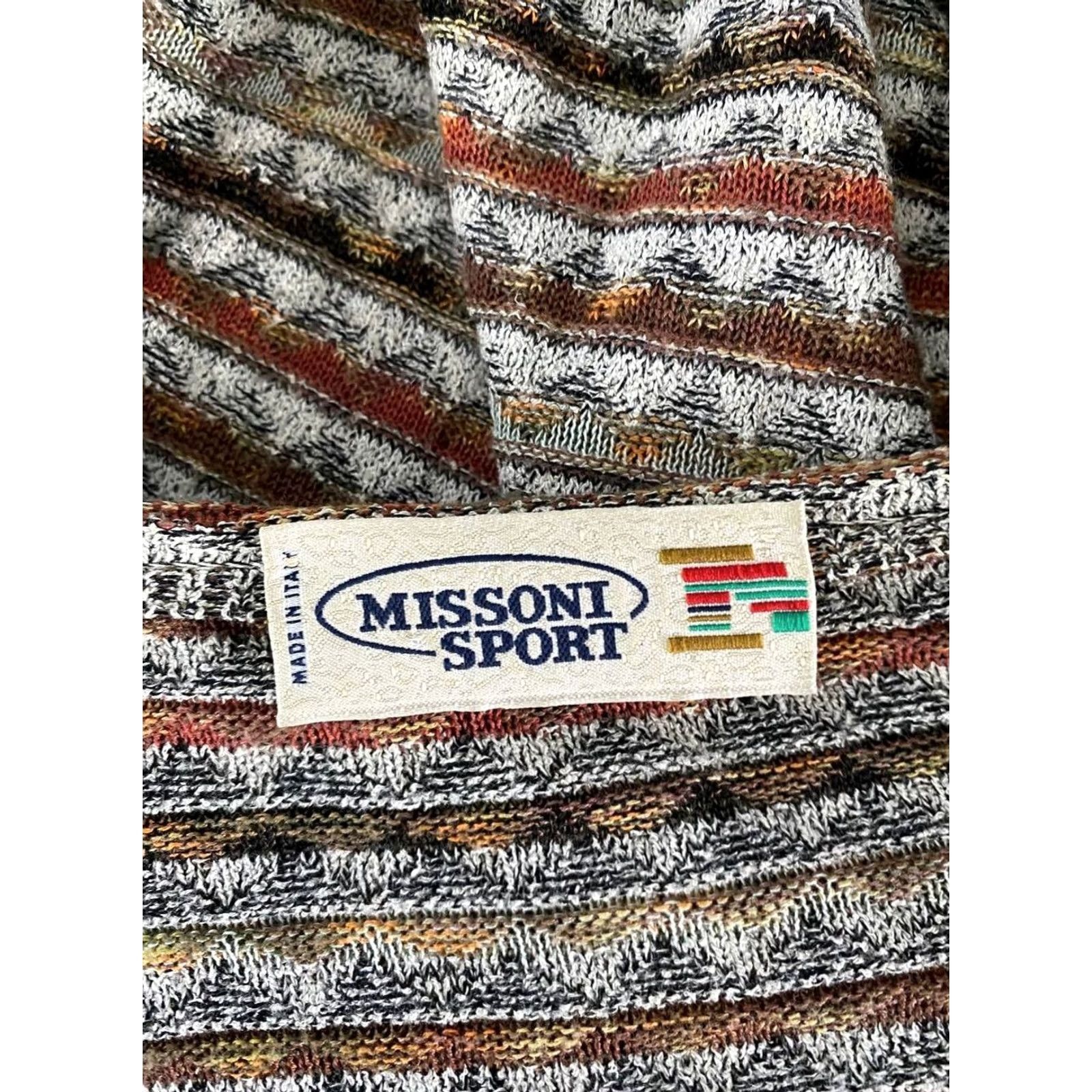 Missoni Missoni Sweater Mens XL Sport Men Cardigan Multicolor Viscose Long Sleeve Button Size US XL / EU 56 / 4 - 3 Thumbnail