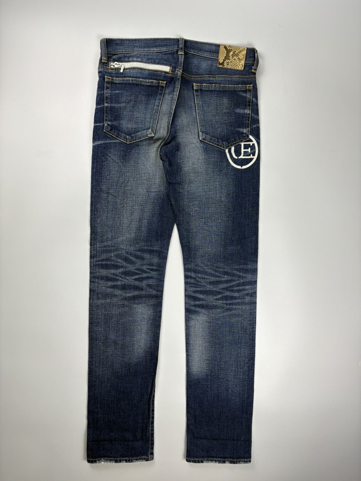 Japanese Brand × uniform experiment Uniform experiment x Swarovski 12oz Selvedge Python Patch Size US 31 - 2 Thumbnail