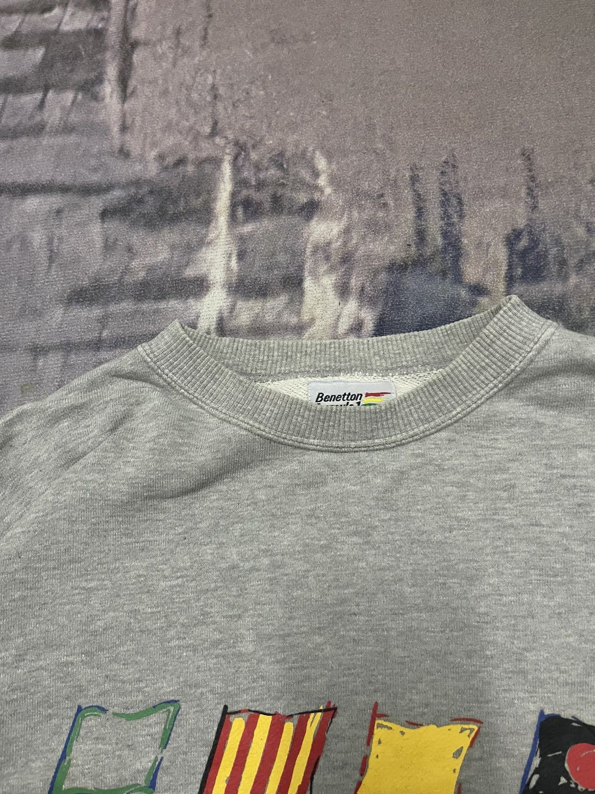 United Colors Of Benetton 90s UNITED COLORS OF BENETTON FORMULA 1 RACING TEAM CREWNECK Size US L / EU 52-54 / 3 - 11 Thumbnail