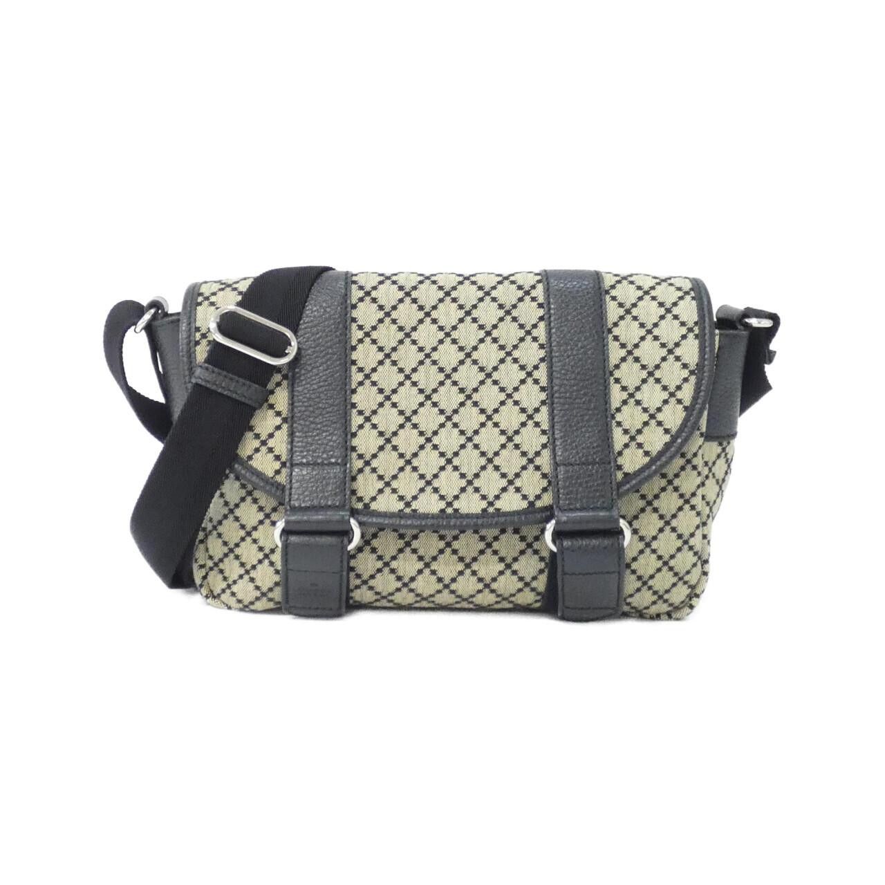 Gucci Gucci Gucci Diamante Canvas Leather Shoulder Bag Textile Shoulder Bag 374429 DUTY FREE for USA Size ONE SIZE - 1 Thumbnail