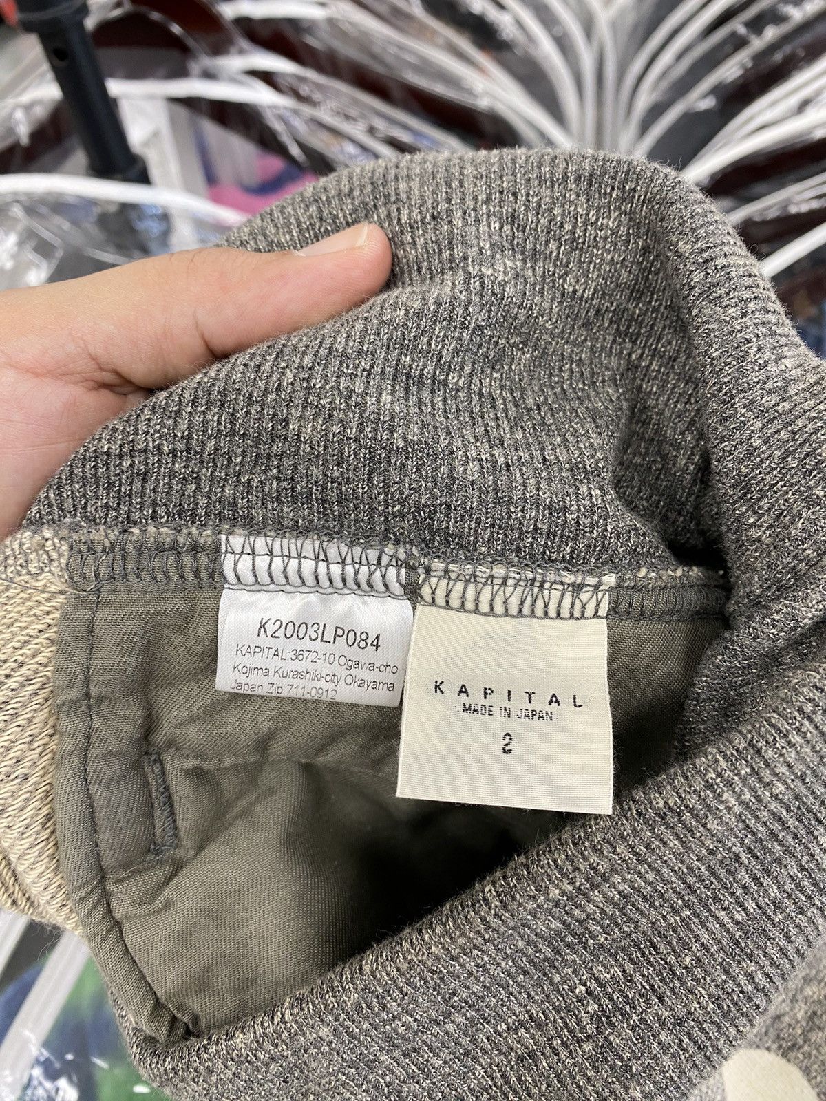Kapital Kapital bones fleece sweatpants grey skeleton authentic Size US 32 / EU 48 - 7 Thumbnail