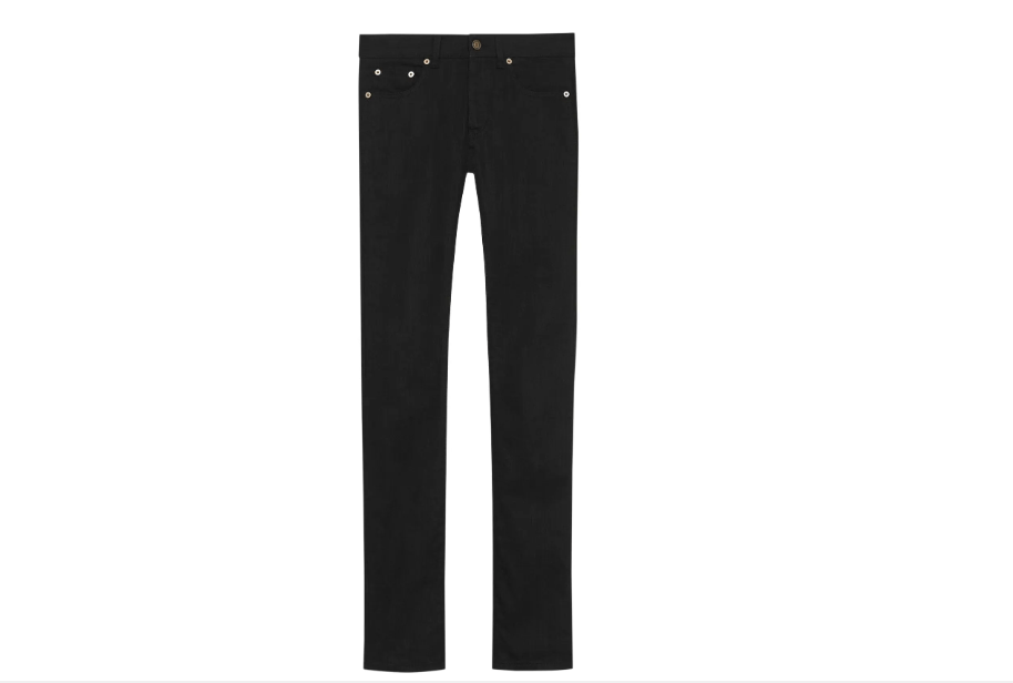 Saint Laurent Paris o1bcso1str1124 Skinny Fit Jeans Stretch Denim in Black Size US 36 / EU 52 - 1 Thumbnail