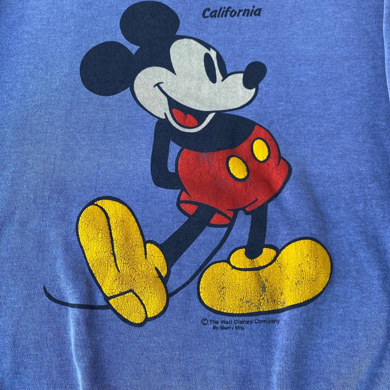 Vintage VINTAGE 80S MICKEY YELLOW SHOES FADED CREWNECK Size US M / EU 48-50 / 2 - 8 Thumbnail
