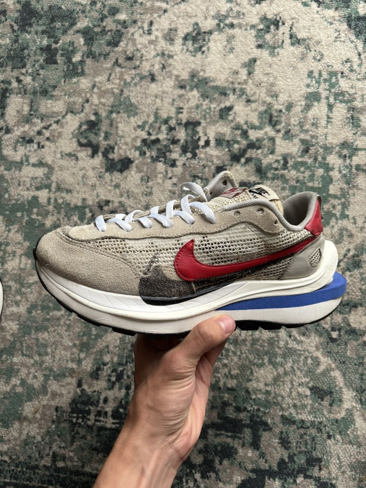 Nike × Sacai Nike x sacai vaporwaffle Sport Fuchsia/Game Royal Size US 11 / EU 44 - 7 Thumbnail