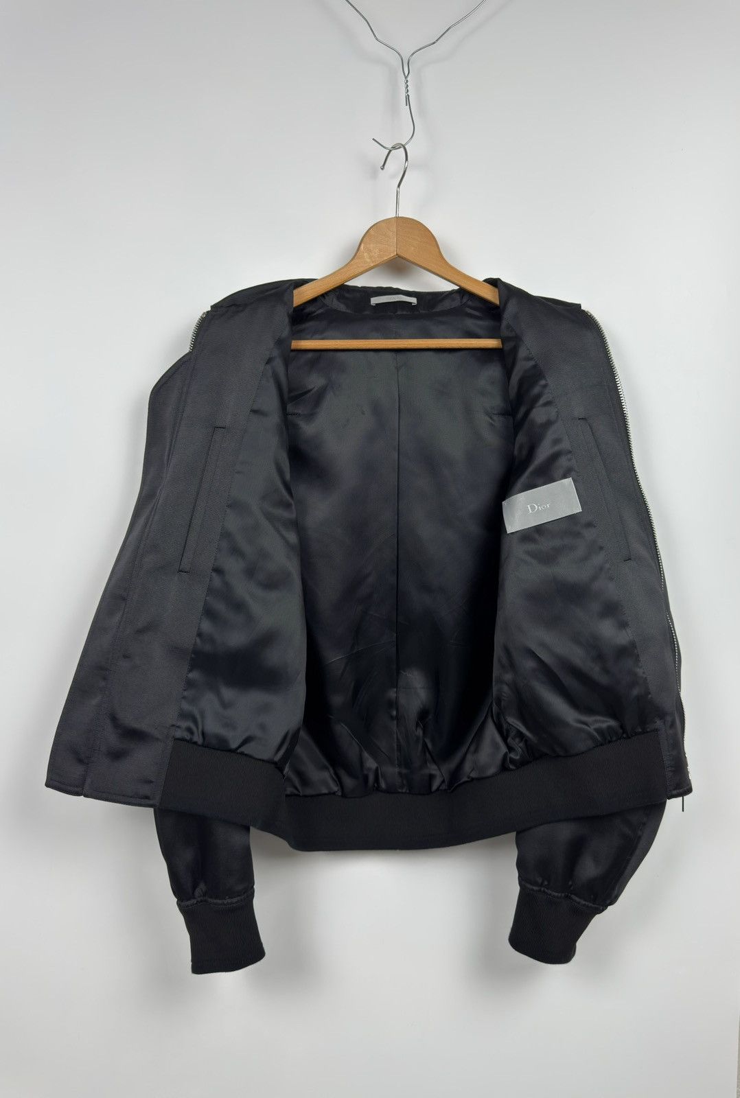 Dior Dior Homme Black Rose Embroidered Blouson Bomber Jacket Size US M / EU 48-50 / 2 - 9 Thumbnail