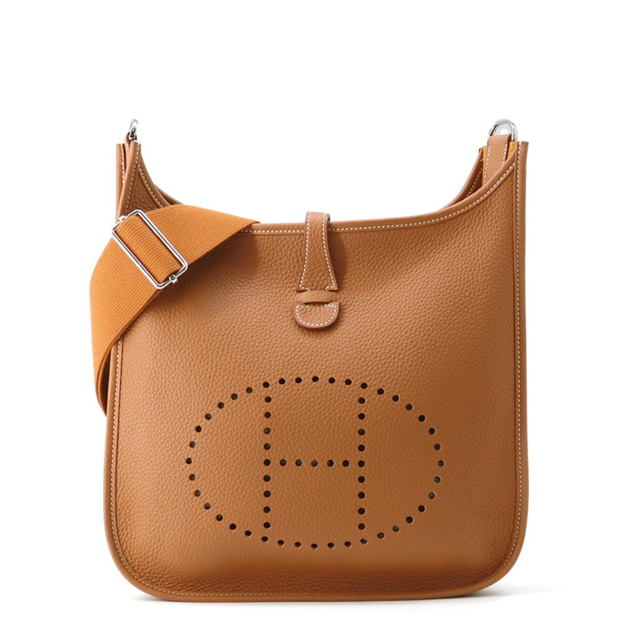 Hermès Evelyne 3 PM Shoulder Bag Gold Taurillon Clemence Leather K Stamp Evelyne Handbag Women's HERMES