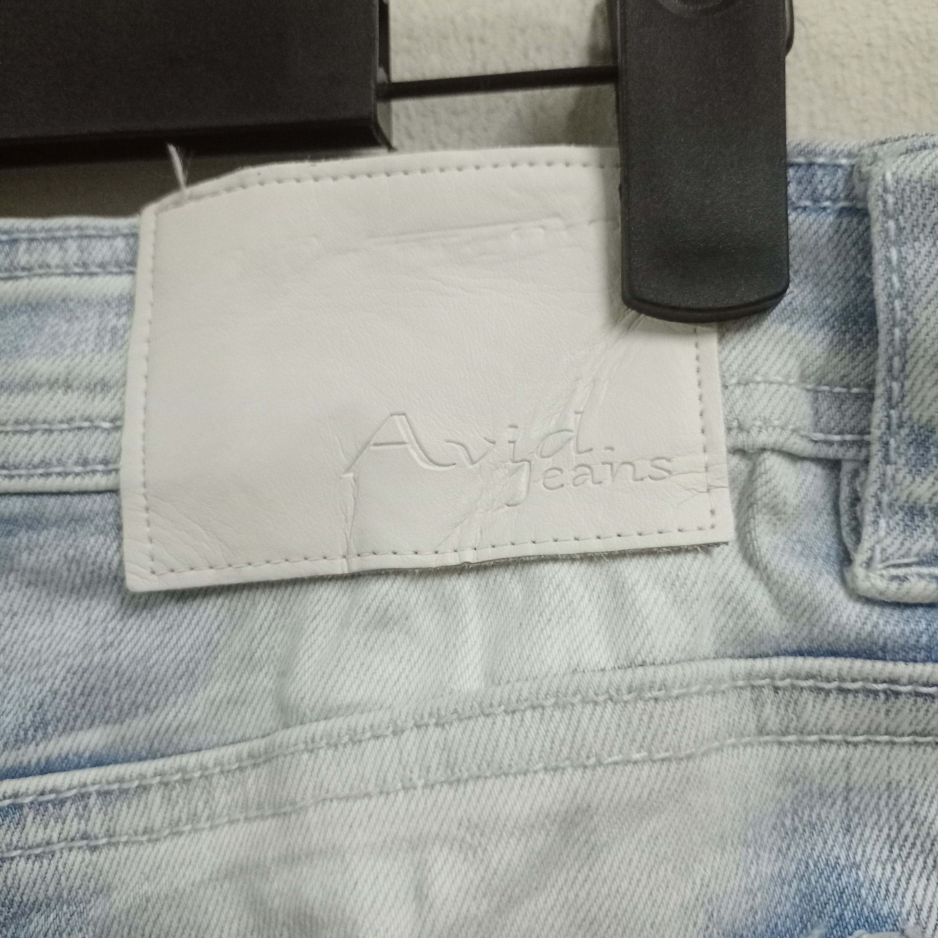 Japanese Brand Vintage Japanese Brand Acid Wash Style Distressed Jeans Size US 31 - 6 Thumbnail