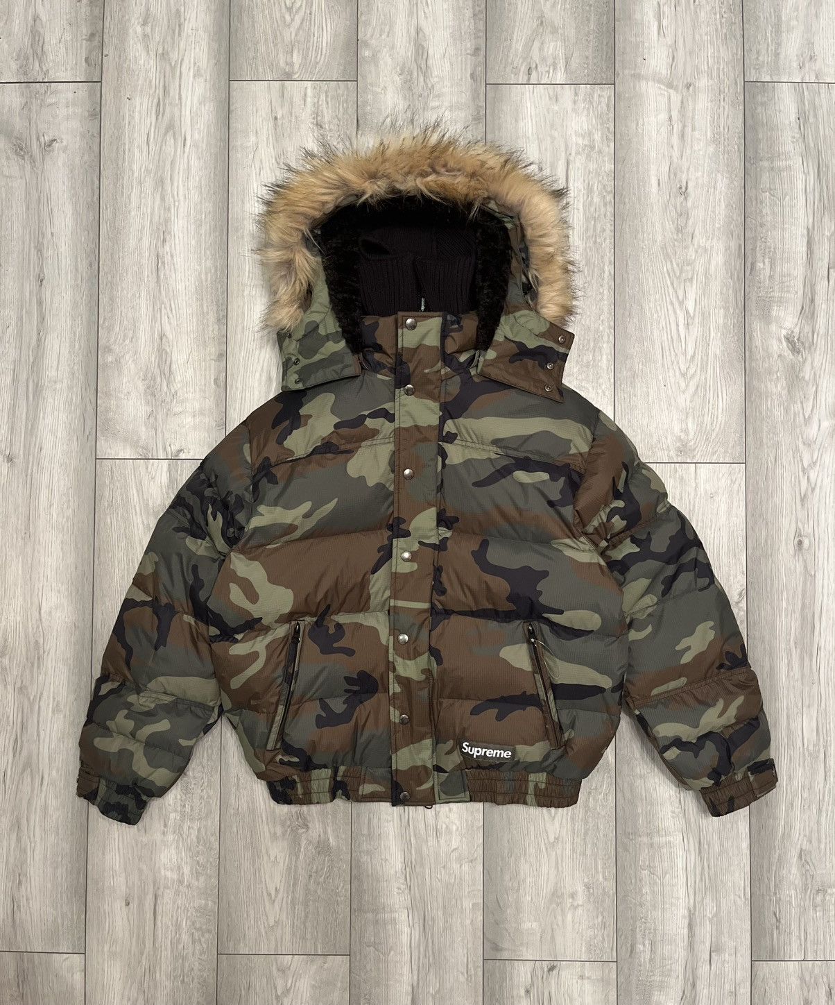 Supreme Supreme FW25 Face Mask 700 Fill Down Puffer Jacket Camo Size US M / EU 48-50 / 2 - 1 Thumbnail