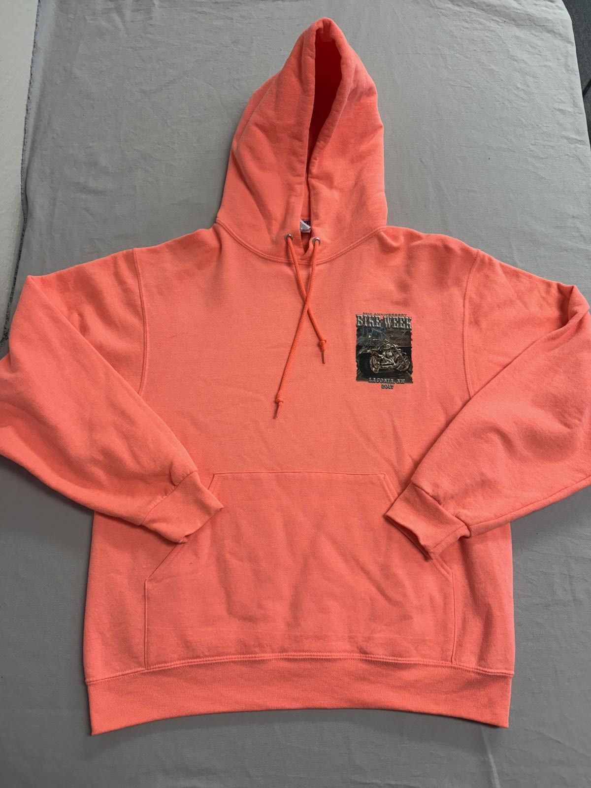 Jerzees Bike Week Hoodie Laconia New Hampshire 2017 M Size US M / EU 48-50 / 2 - 2 Thumbnail