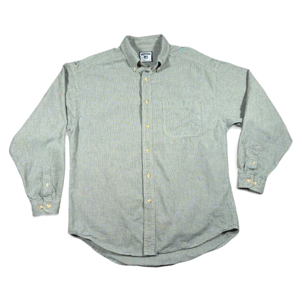 Lee VINTAGE Lee Shirt Adult LARGE Gray Black White Houndstooth Cotton Casual 90s Lee Shirt Category: Shirt Adult Large Gray Houndstooth 90s Mens Size US L / EU 52-54 / 3 - 2 Thumbnail