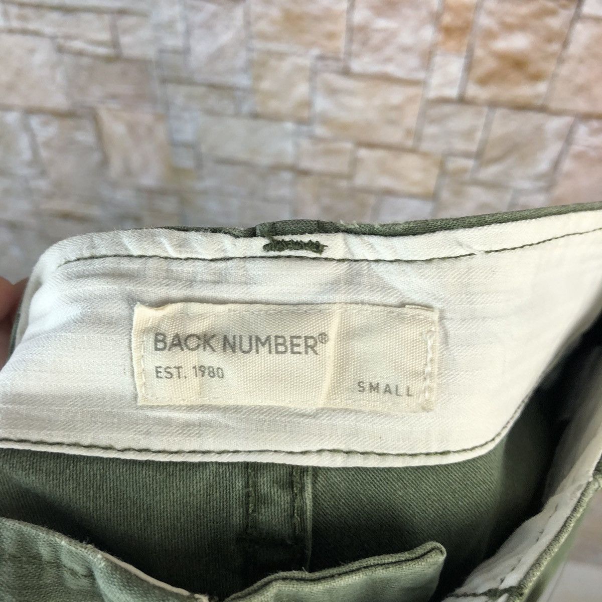 Japanese Brand Back Number Green cargo Pants #A1023 Size US 28 / EU 44 - 16 Thumbnail