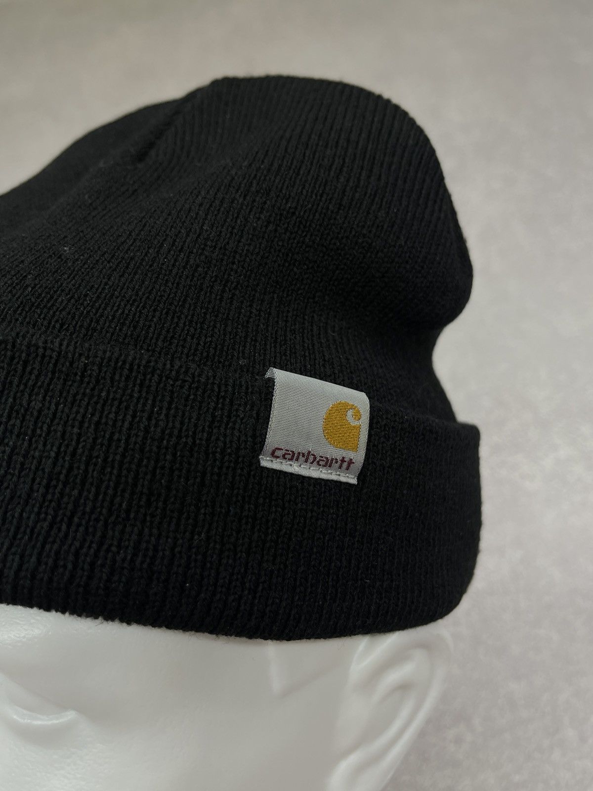 Carhartt Mens Carhartt Stratus Beanie Hat Low Black Size ONE SIZE - 3 Thumbnail