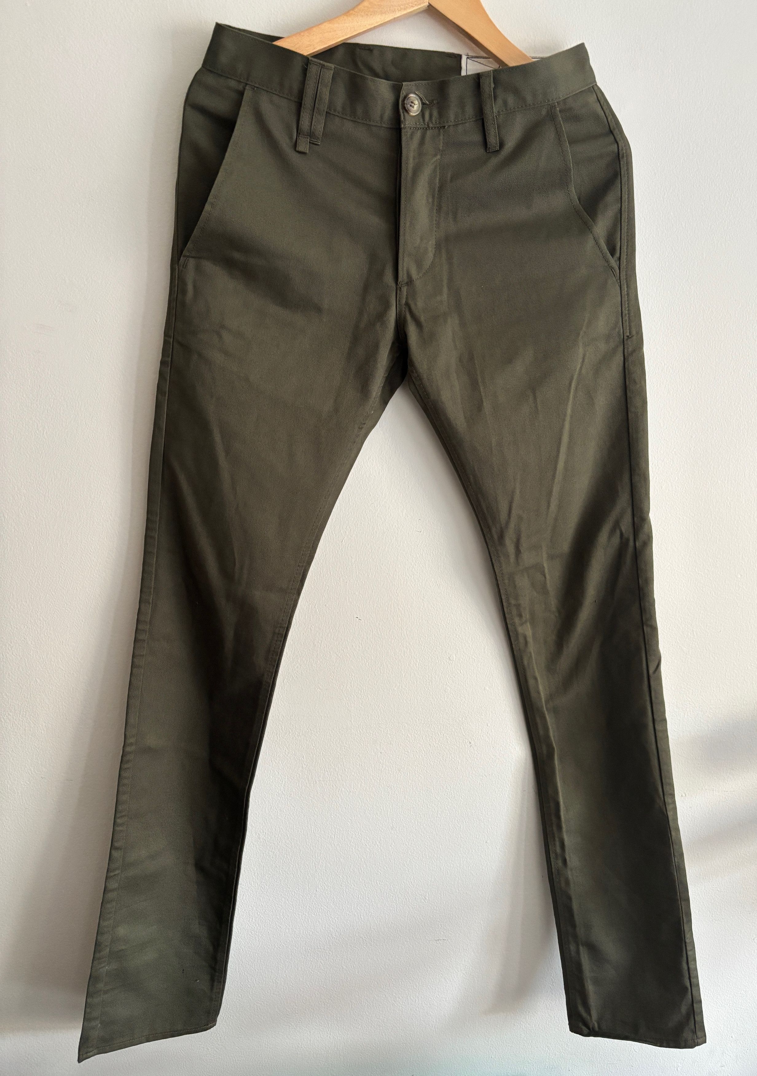 Rogue Territory $195 Olive Green Slim Taper Pants AR-G Trouser - 28-29 x 36 Size US 28 / EU 44 - 2 Thumbnail