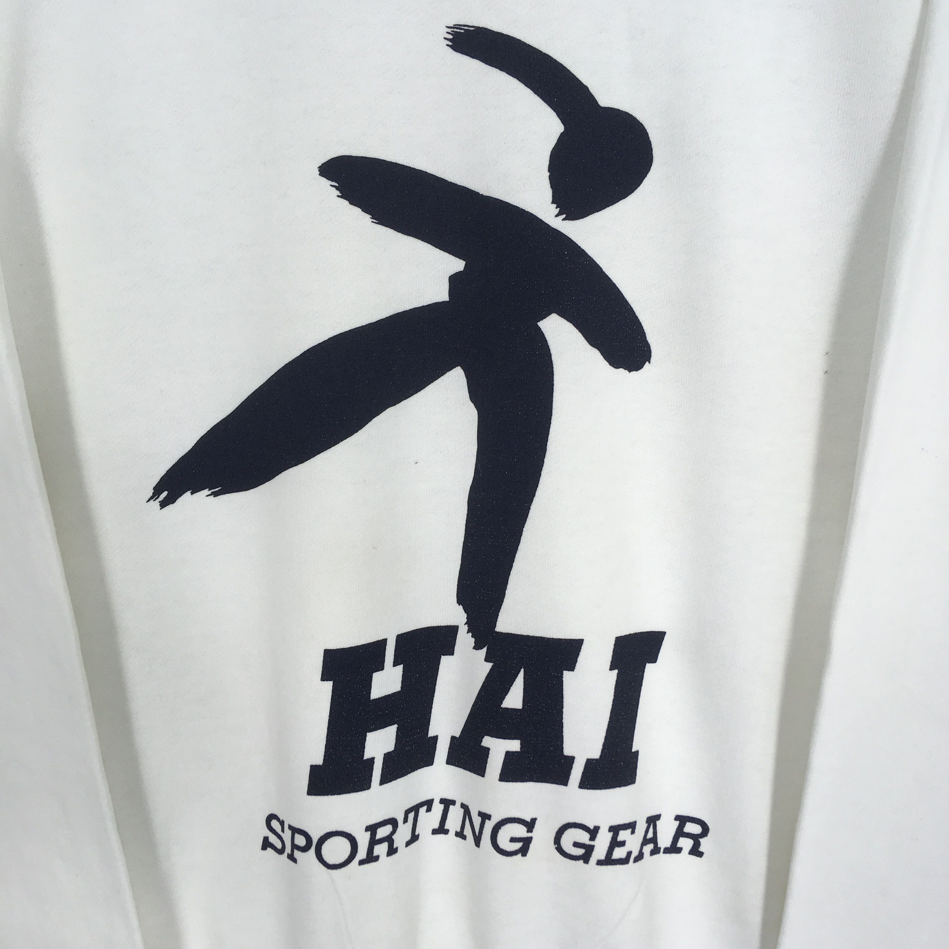 Hai Sporting Gear vintage white sweatshirt - 418 Size US M / EU 48-50 / 2 - 4 Thumbnail