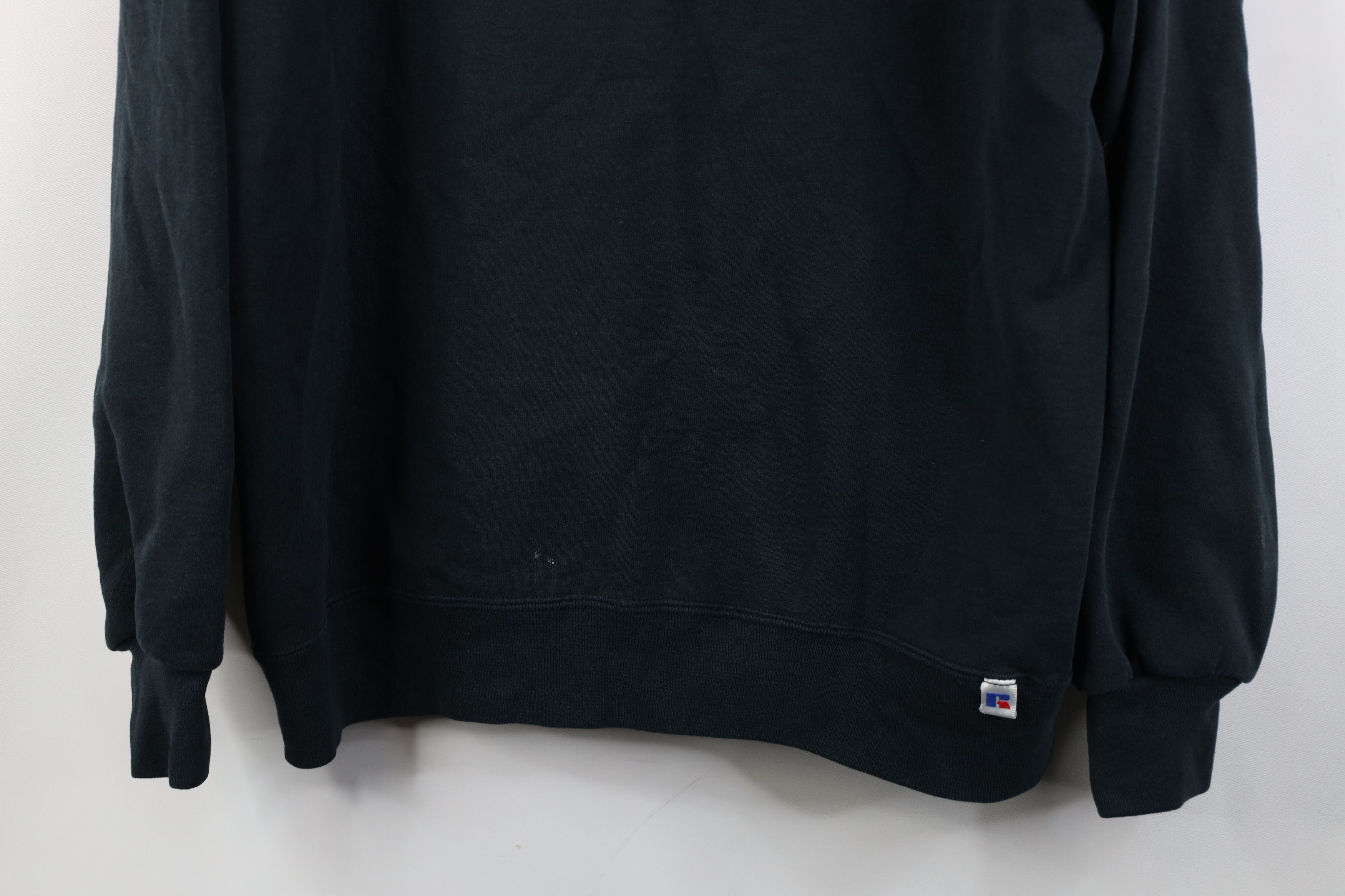 Russell Athletic Vintage 90s Russell Athletic Crewneck Sweatshirt Black USA Size US L / EU 52-54 / 3 - 3 Thumbnail