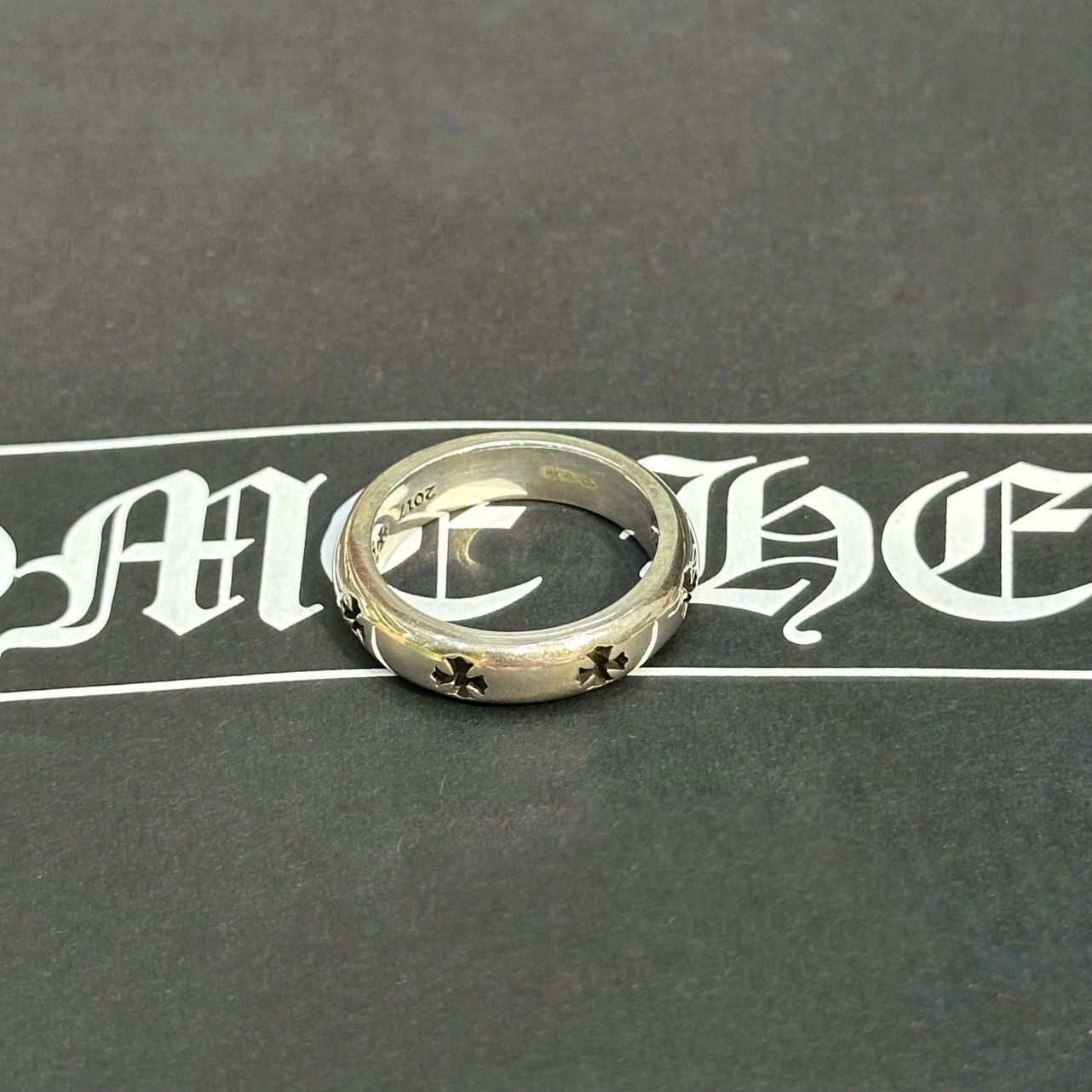 Chrome Hearts CHROME HEARTS PLUS BAND ring silver Size ONE SIZE - 1 Thumbnail
