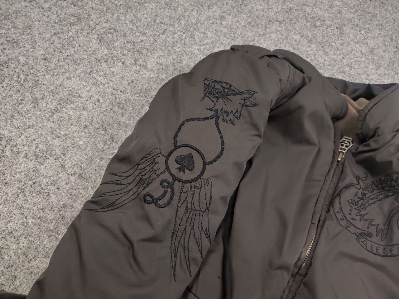 Diesel Archive Rare Vintage 00's Diesel Bandits Cropped Logo Jacket Size S / US 4 / IT 40 - 10 Thumbnail